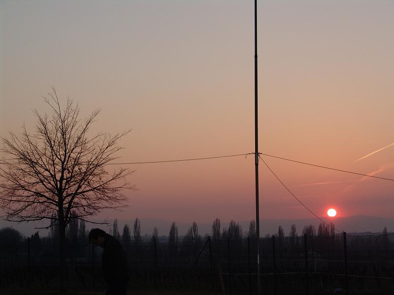 Un joli coucher de soleil...
