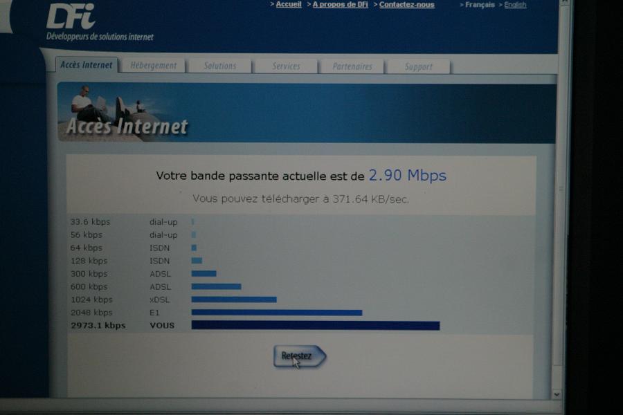 La liaison WiFi fonctionne enfin correctement.
