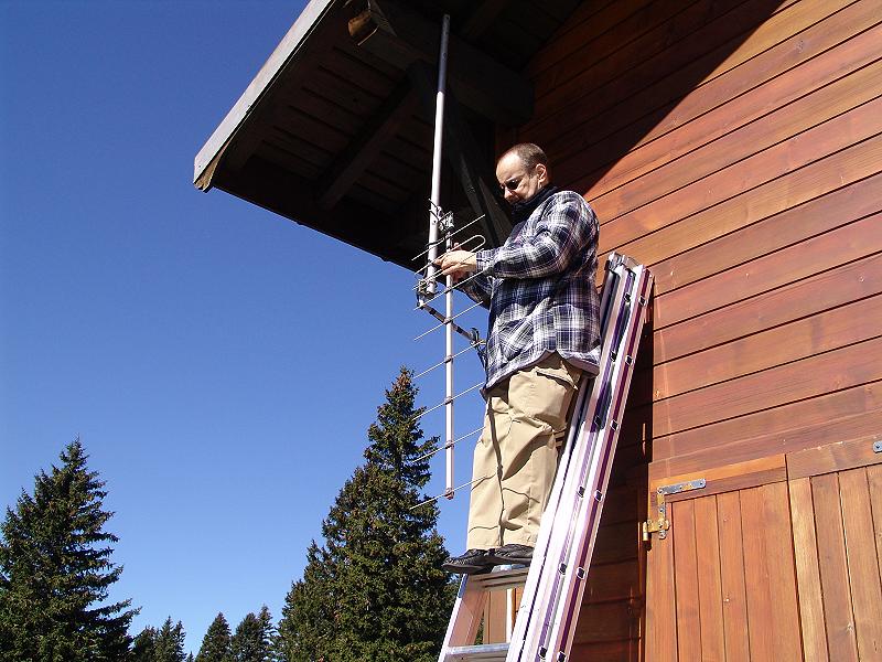 Dépose d'une Yagi plus utilisée.
