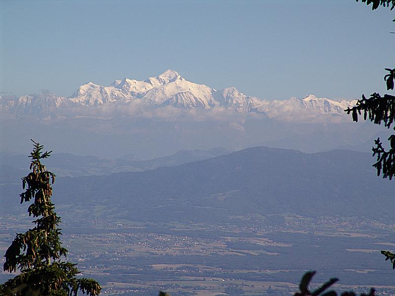 Le Mont-Blanc est vraiment magnifique.
